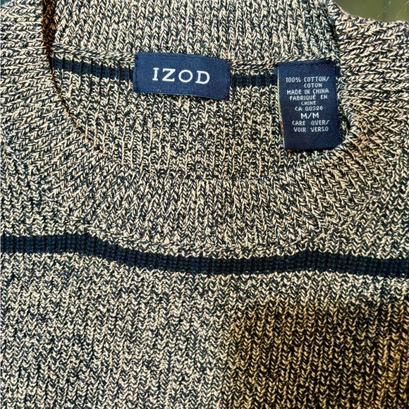 Brown and black knit sweater, izod - Picture 2 of 3